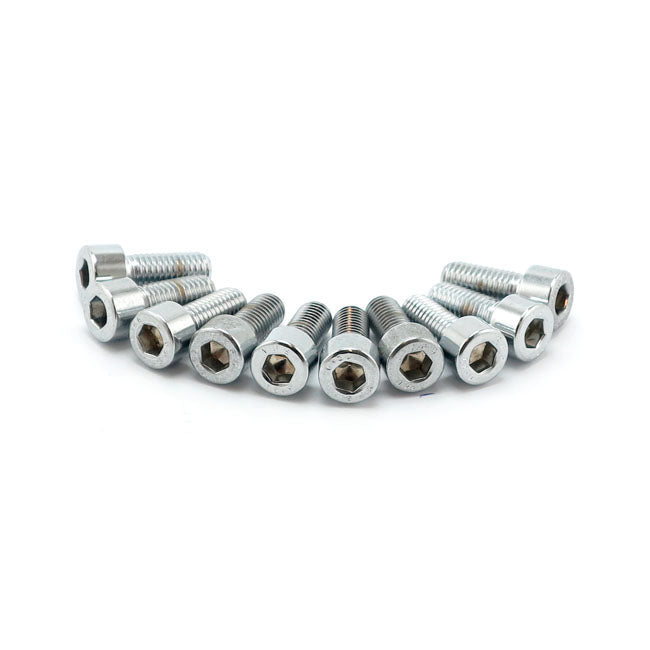 Colony 6mm x 20mm allen bolts polished chrome
