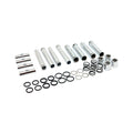 Complete M8 pushrod cover kit. Chrome