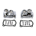 M8 tappet block cover set. Chrome