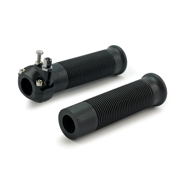 Universal metal throttle assembly, black — Universal for 7/8" (22mm) diameter handlebars