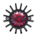 Motone, Big Fin LED taillight. Black, no bracket. ECE
