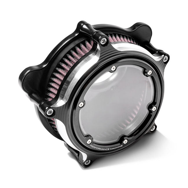 PM, Vision air cleaner kit, contrast cut — 91-22 XL Sportster (Excl. XR1200)