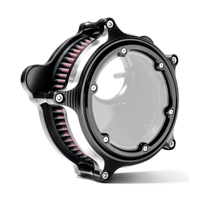 PM, Vision air cleaner kit, contrast cut — 91-22 XL Sportster (Excl. XR1200)