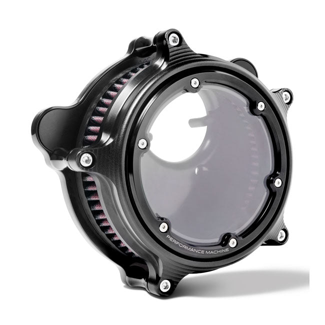 PM, Vision air cleaner kit, black Ops — 91-22 XL Sportster (Excl. XR1200)