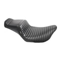 LePera, TailWhip 2-up seat. Pleated, black — Touring: 08-25 Touring (excl. 23-25 FLTRXSE; 24-25 FLTRXSTSE; 23-25 FLHXSE; 24-25 FLHX; 2025 FLHXU; 24-25 FLTRX; 2025 FLTRXRRSE; all Trikes)
