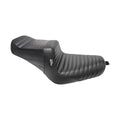 LePera, TailWhip 2-up seat. Pleated, black — 04-22 XL Sportster (Excl. 07-09 XL Sportster) (NU)