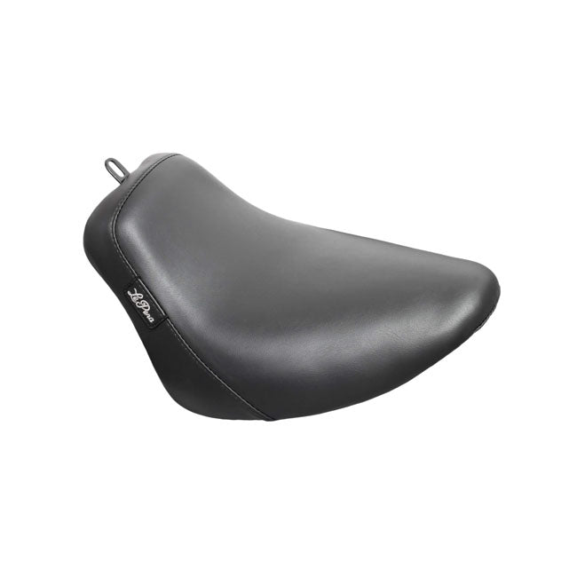 LePera, Bare Bones solo seat. Smooth — Softail: 18-20(NU)FXBB Street Bob 107; 21-25 FXBBS Street Bob 114; 20-24(NU)FXST Softail Standard 107; 18-21(NU)FLSL Slim 107