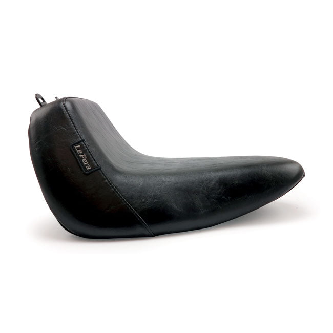 LePera, Bare Bones solo seat. Smooth — Softail: 18-20(NU)FLFB Fat Boy 107; 20-24(NU)FLFBS Fat Boy S 114; 2025 FLFBS Fat Boy 117