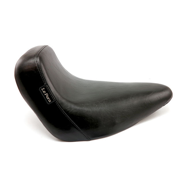 LePera, Bare Bones solo seat. Smooth — Softail: 18-20(NU)Softail FXLR Lowrider; 20-21(NU)FXLRS Lowrider S 114; 22-25 FXLRS Lowrider S 117; 22-25 FXLRST Lowrider ST 117; 18-24(NU)FLSB Sport Glide 107