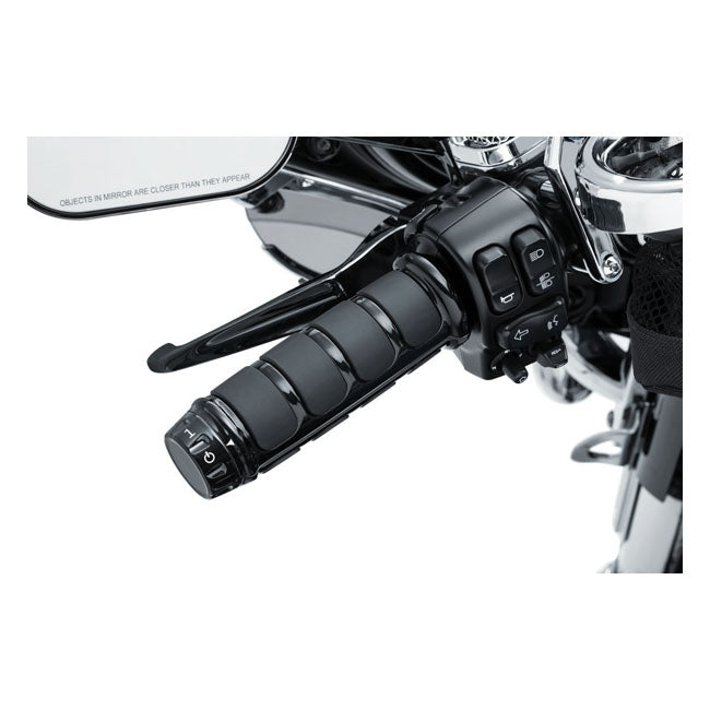 Kuryakyn, ISO grip covers for oem heated grips. Black