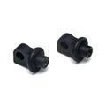 Kuryakyn, Splined male mount peg adapters. adj. stop. Black