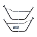 Longride saddlebag holder, chrome — Kawasaki: 95-06 VN 800 Classic / Vulcan models