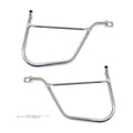 Longride saddlebag holder, chrome — Kawasaki: VN 1500/1600 Mean Streak models.  Suzuki: VZ 1600 Marauder/ Intruder M1600 / Boulevard M95 models