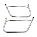 Longride saddlebag holder, chrome — Kawasaki: 96-08 VN 1500 Classic models.  Yamaha: 06-15 XV1900A Midnight Star; Roadliner S