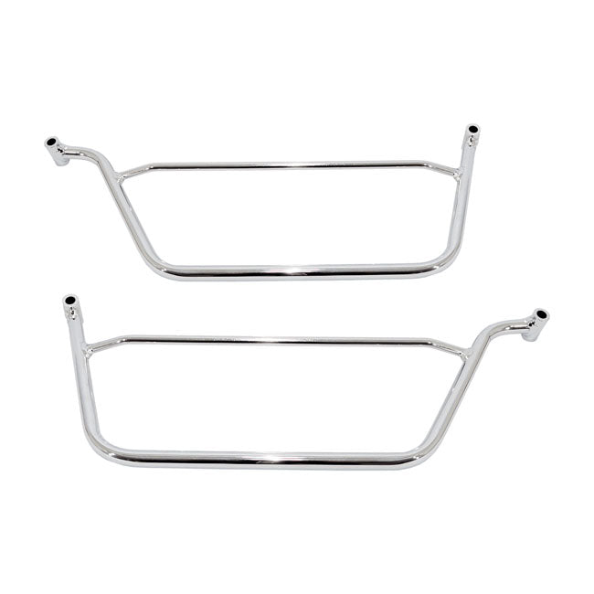 Longride saddlebag holder, chrome — Suzuki: 97-04 VZ800 Marauder