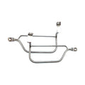 Longride saddlebag holder, chrome — Triumph: pre-16 Bonneville T100 and T120