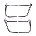 Longride saddlebag holder, chrome — Yamaha: 07-15 XVS1300 A Midnight Star / V-Star 1300; 0-15 9 XVS950A Midnight Star / V-Star 950