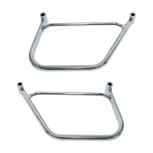 Longride saddlebag holder, chrome — Kawasaki: 09-up VN 1700 Classic models