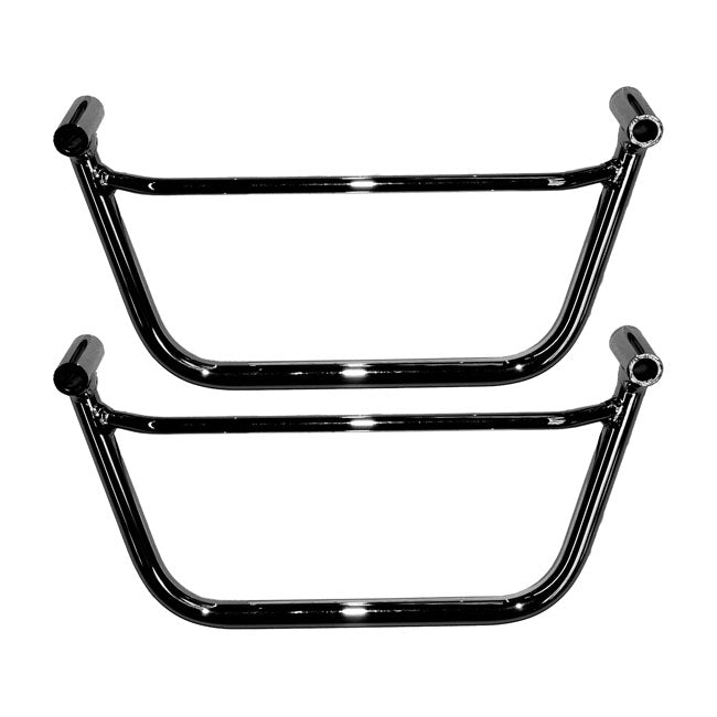 Longride saddlebag holder, chrome — Triumph: 03-up Speedmaster & 02-up Bonneville America models