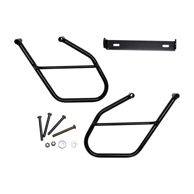 Longride saddlebag holder, black — Yamaha: 14-up XV950 CU; R; Star Bolt CU; R