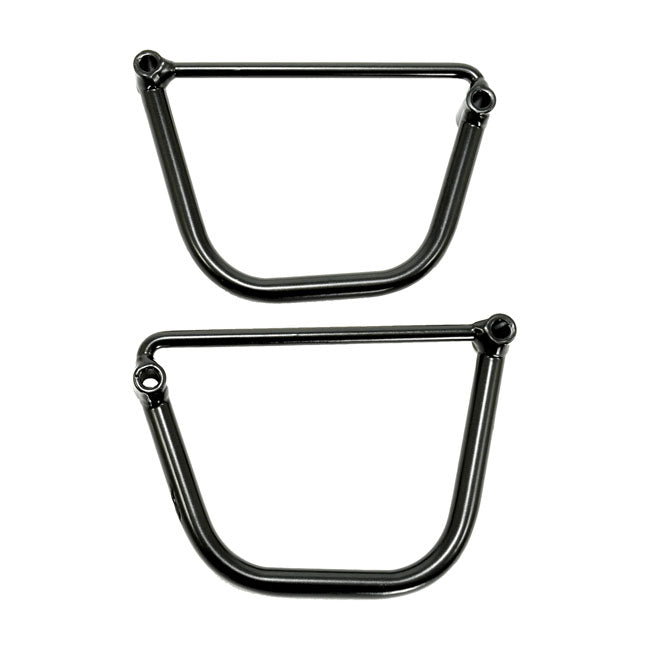 Longride saddlebag holder, black — Yamaha: 11-17 XVS1300 Custom