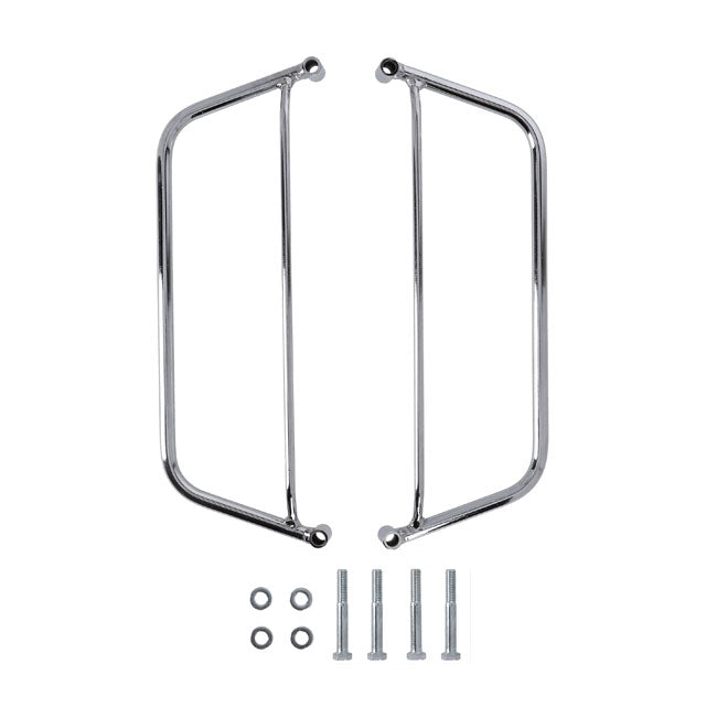 LongRide, saddlebag holder. Chrome — 86-05 Softail (NU)