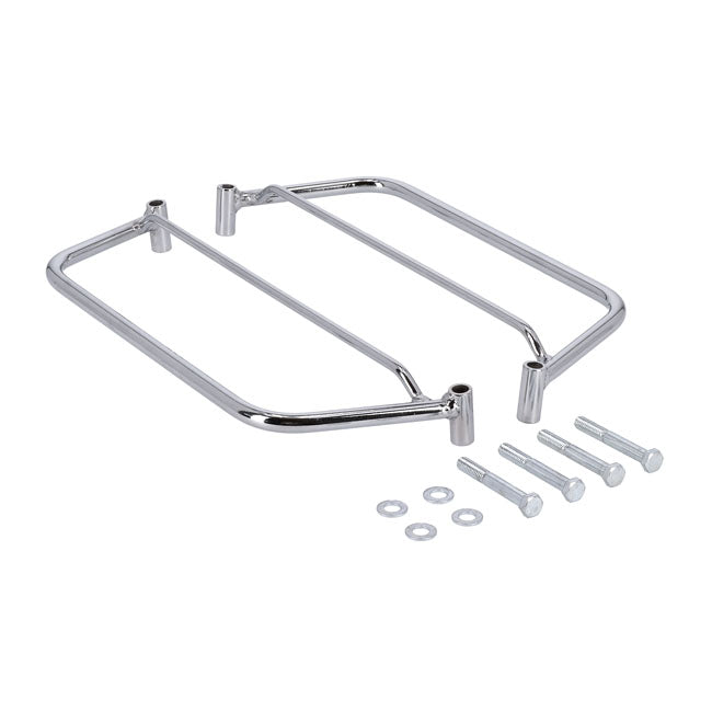 LongRide, saddlebag holder. Chrome — 86-05 Softail (NU)