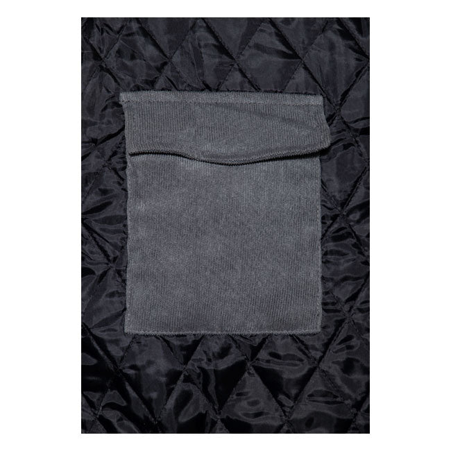 King Kerosin KK corduroy jacket steel grey