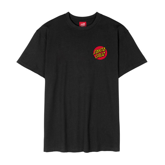 Santa Cruz Dot Chest t-shirt black