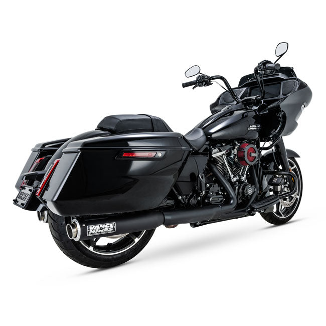 V&H, Supersport 400 slip-on mufflers. Black