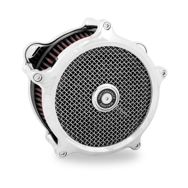 PM, ''Super Gas Interchange'' air cleaner kit. Chrome