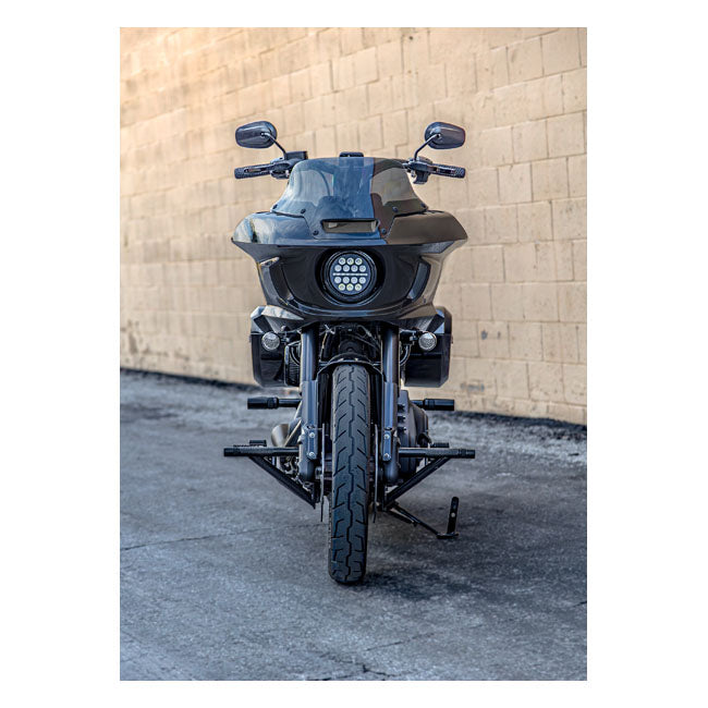 Burly Brand, Brawler crash bar kit M8 Softail. Front. Black