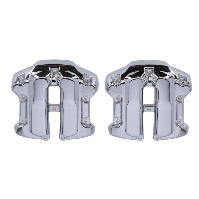 M8 Rocker box cover set. Chrome