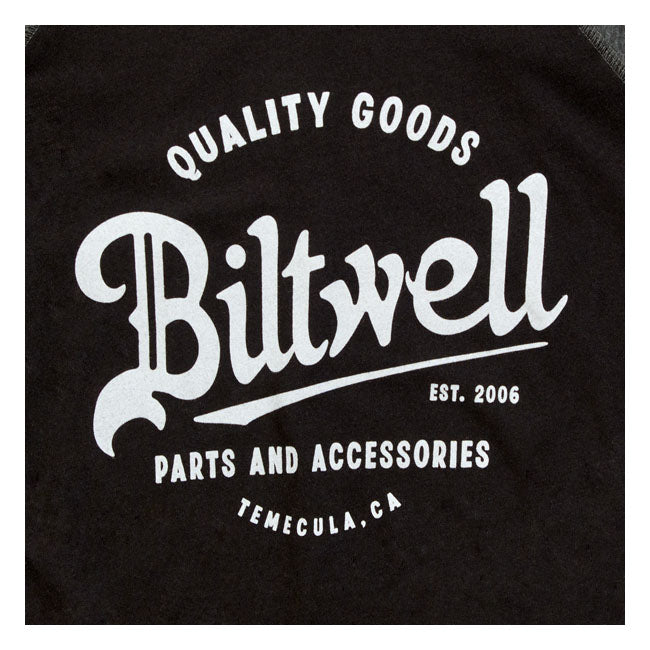Biltwell Script baseball female shirt