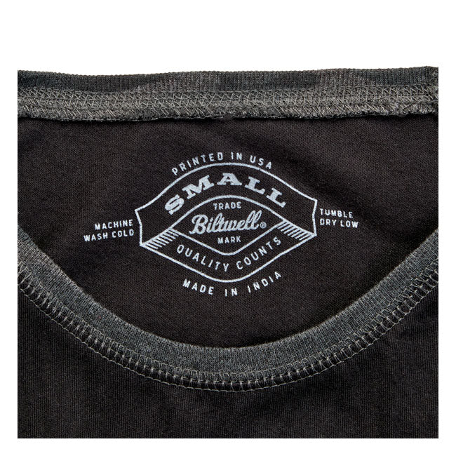 Biltwell Script baseball female shirt