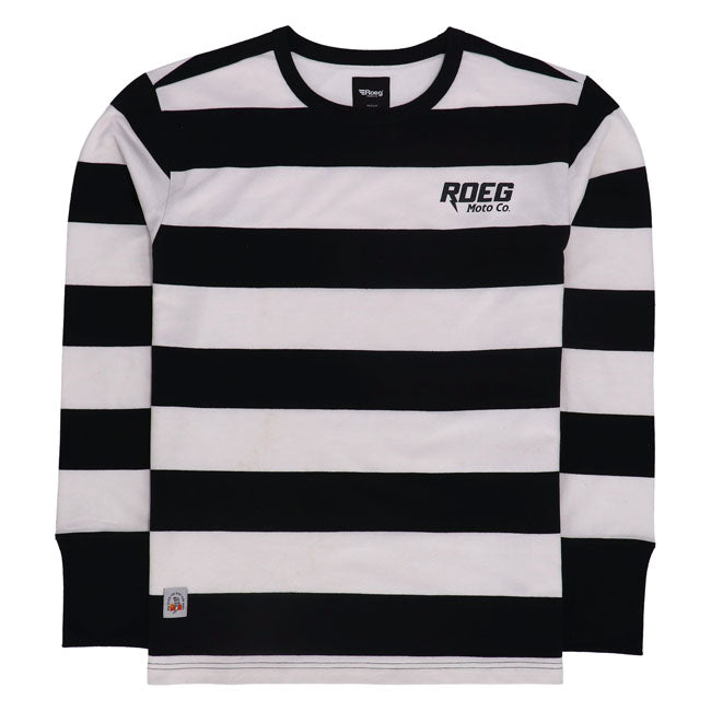 Roeg Ricky stripe jersey white/black