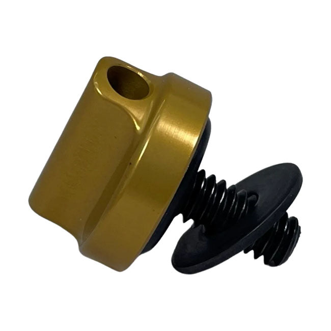 Bare Knuckle Performance, seat screw. 1/4-20. Gold