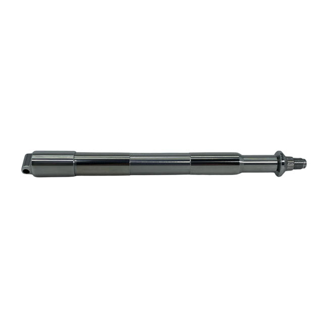 Bare Knuckle Performance, stainless axle kit. Front wheel — 08-17 Dyna. Mid Glide forks; with 25mm front axle