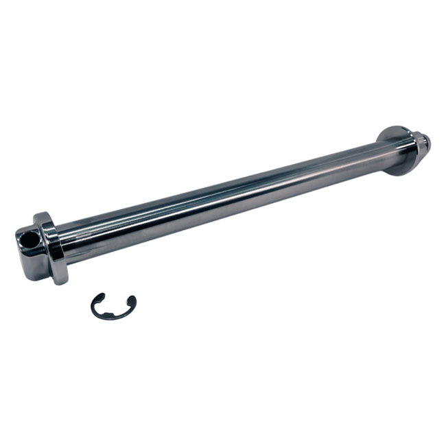 Bare Knuckle Performance, stainless axle kit. Rear wheel — Wide frame Softail models: 18-20 FLFB 107; 2025 FLFB 117; 18-24 FLFBS 114; 18-19 FXBR 107; 18-22 FXBRS 114; 23-25 FXBR 117