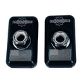 Bare Knuckle Performance, Axle adjuster plate kit. US flag — 82-94 FXR; 80-01 FLT/Touring (NU)