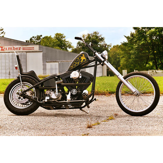 Bare Knuckle Performance, Narrow Glide triple tree kit, 41mm — 87-99 Big Twin; XL Sportster. With 41mm fork tubes