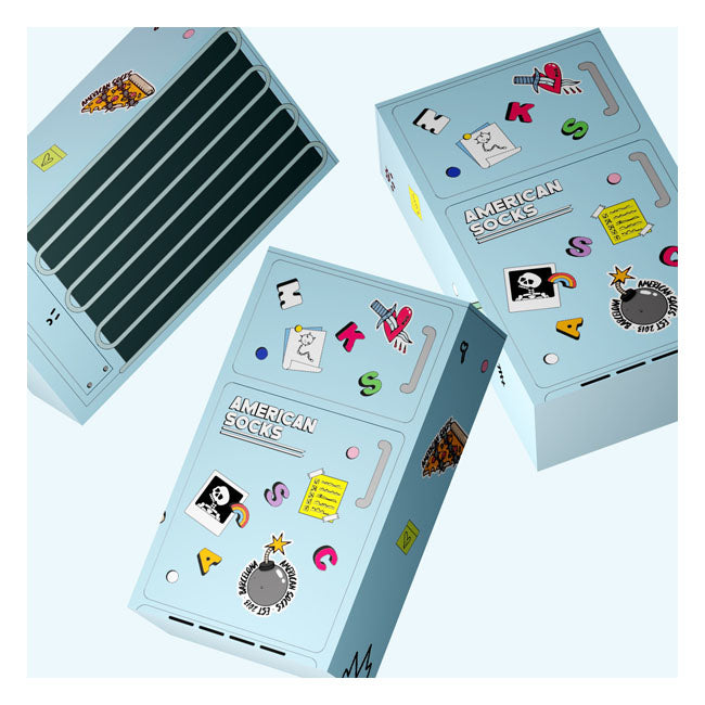 American Socks Frosty Fridge gift box