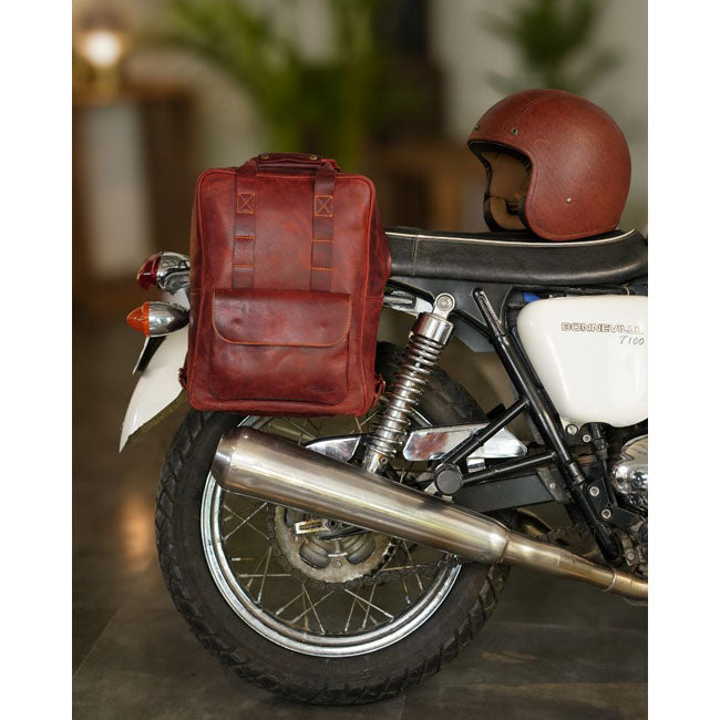 Trip Machine Eastwood backpack cherry red