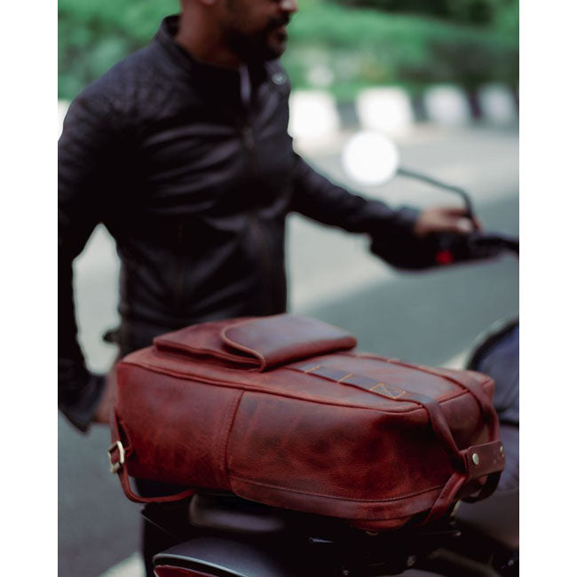 Trip Machine Eastwood backpack cherry red