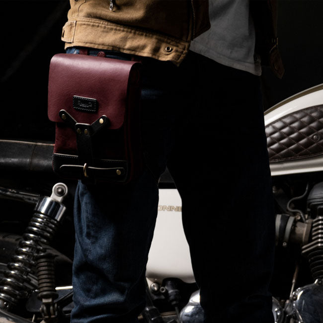 Trip Machine Thigh Bag cherry red