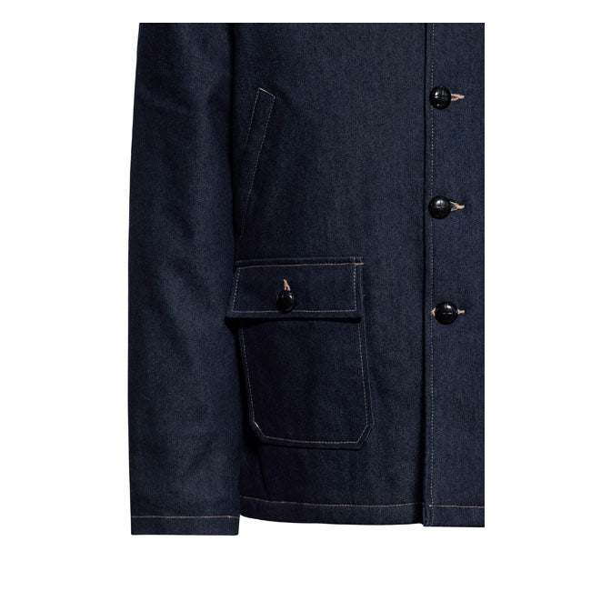 King Kerosin Jeans jacket dark blue wash