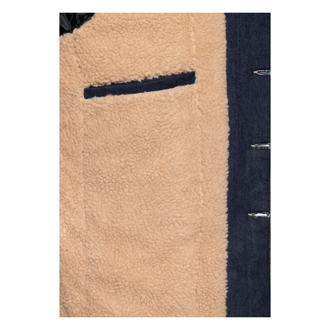 King Kerosin Jeans jacket dark blue wash