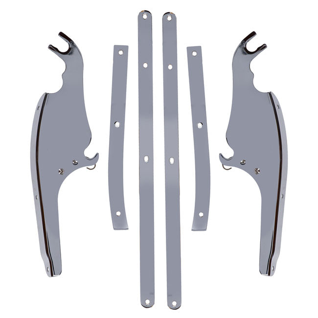 Windshield mounting bracket FLST/C. Chrome