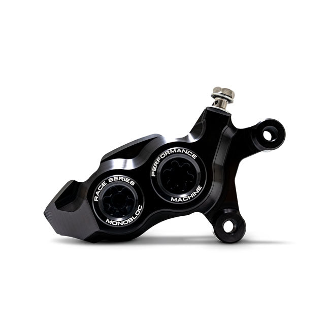 PM, Race Series 4-P Monobloc caliper. Right front. Black
