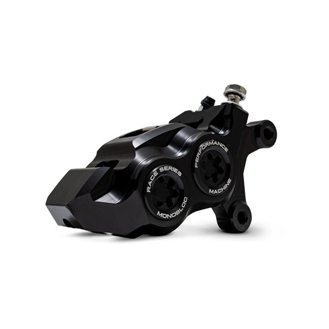 PM, Race Series 4-P Monobloc caliper. Right front. Black